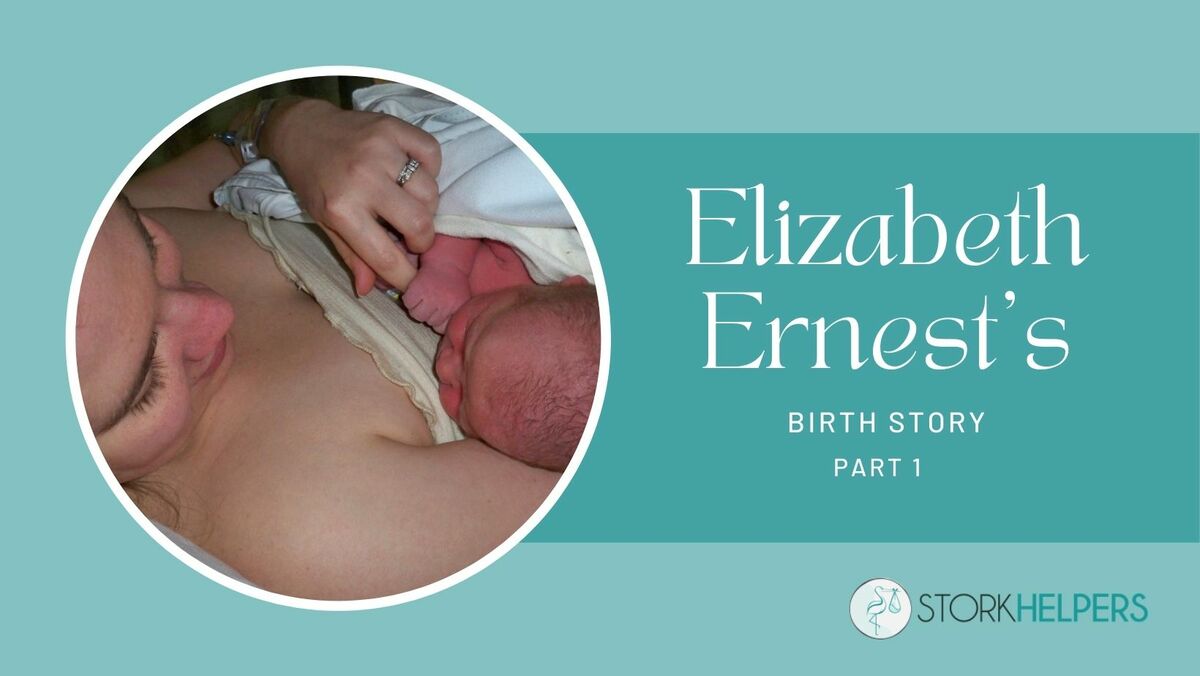 Elizabeth Ernest and her new little one